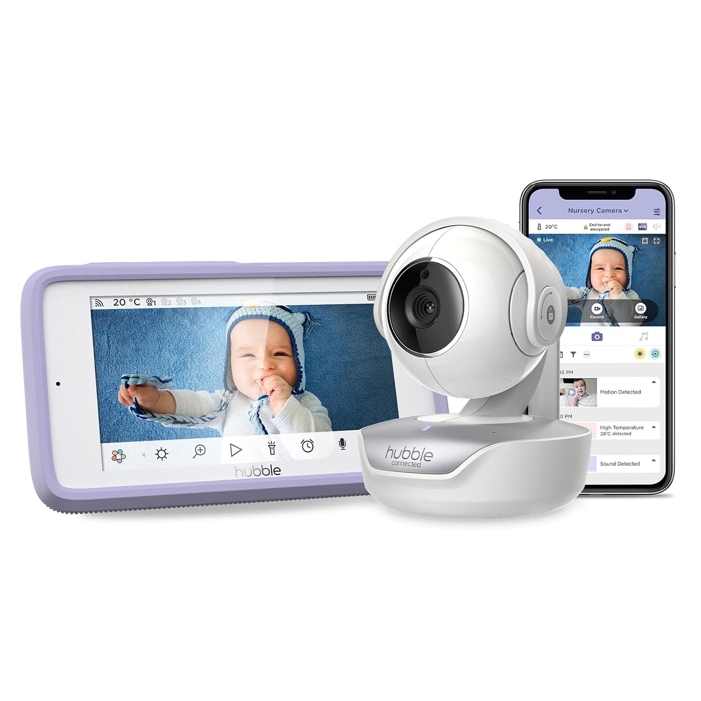 Hubble Connected Nursery Pal Deluxe Babyphone