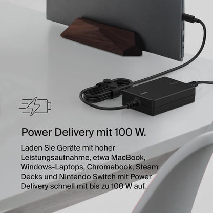 Belkin USB-C-Core GaN-Netzteil 100W Ladegerät für Laptops
