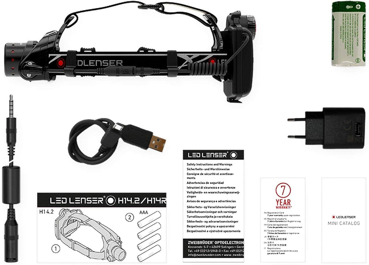 Ledlenser H14R.2 Stirnlampe