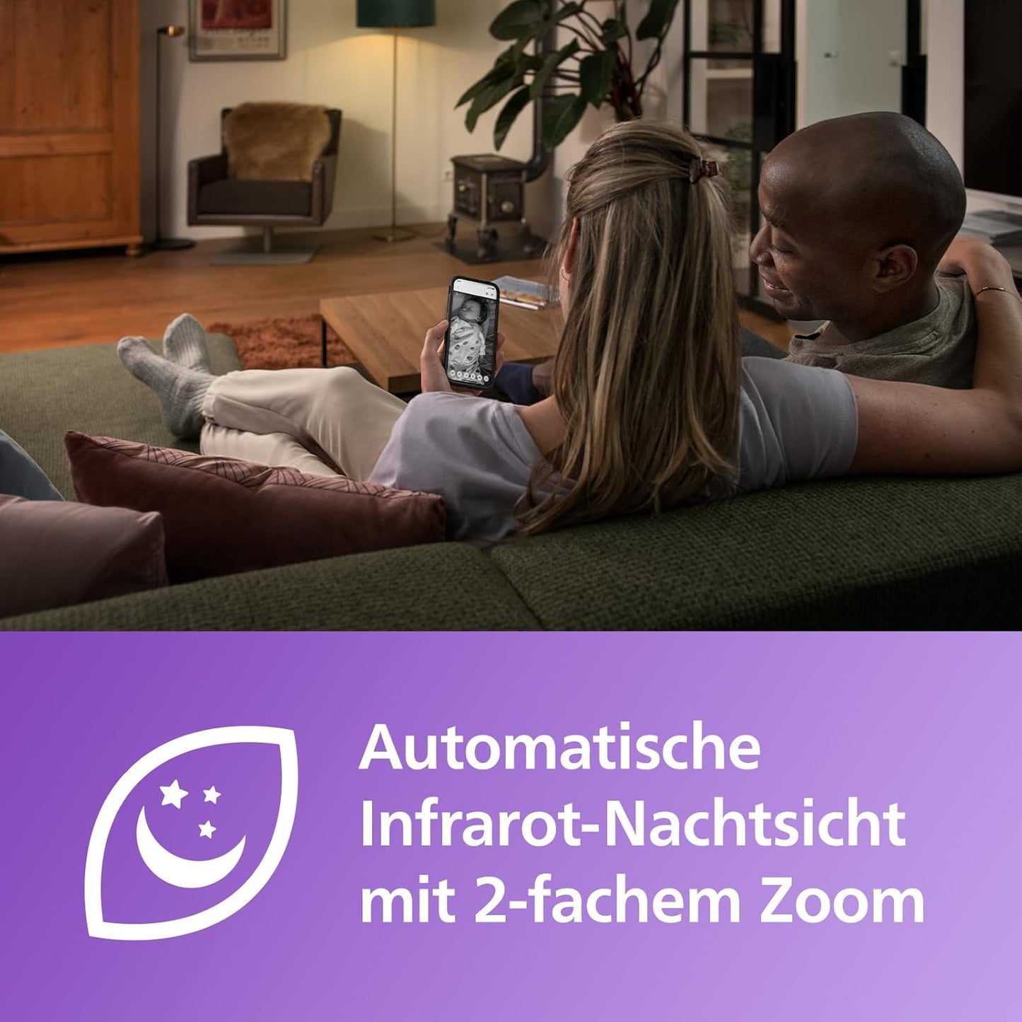 Philips AVENT Baby Monitor Connected Babykamera SCD643/26