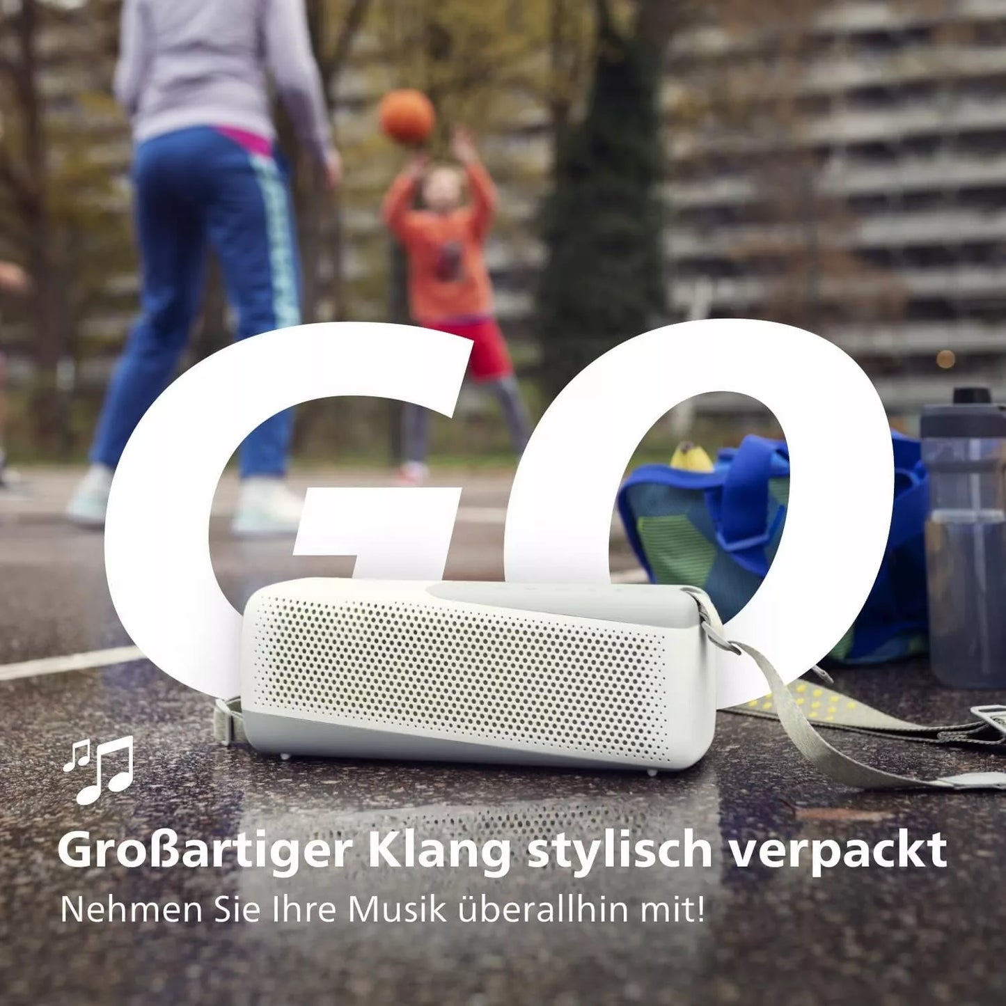 Philips TAS7807 Bluetooth Lautsprecher Wasserfest Powerbank