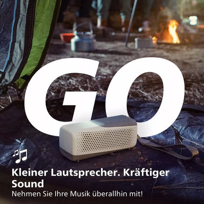 Philips TAS4807WT Tragbare Bluetooth-Lautsprecher IP67