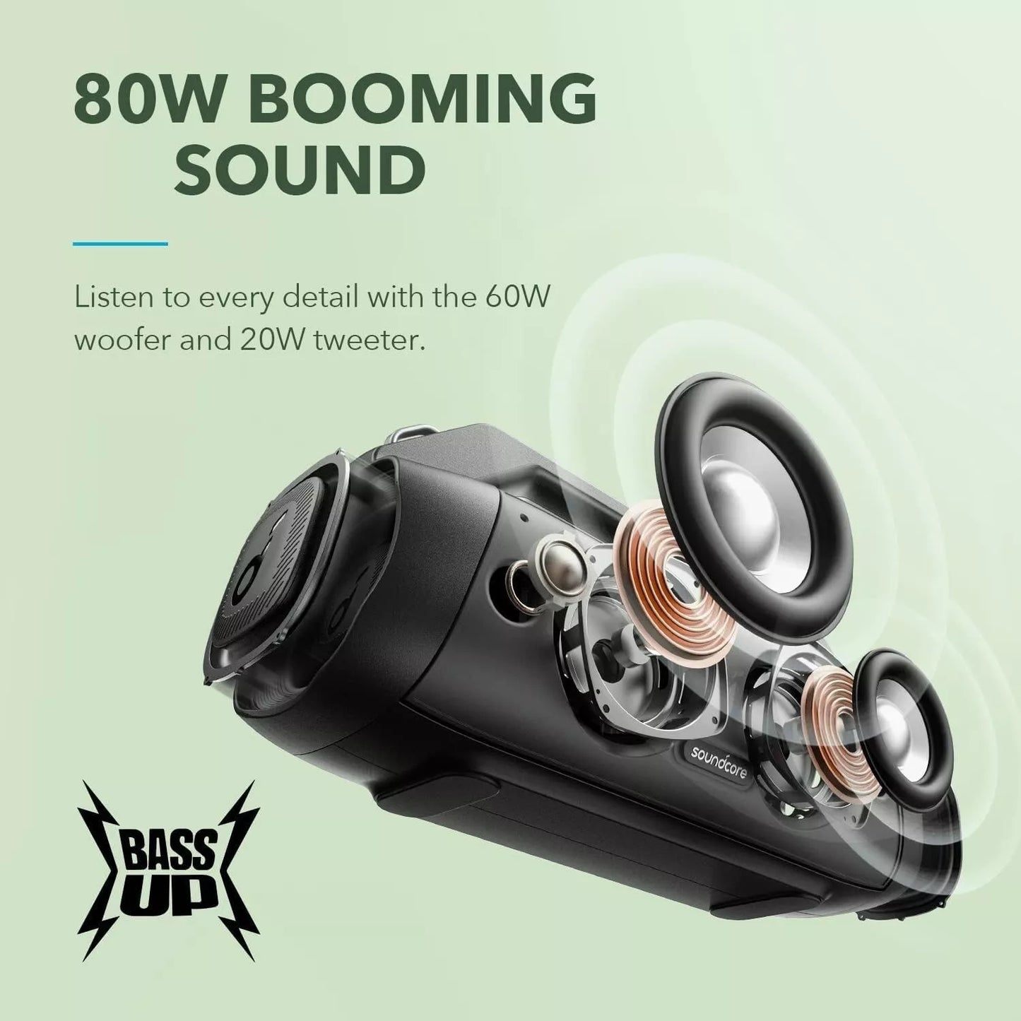 Soundcore Anker Motion Boom Plus Bluetooth Lautsprecher 80W IP67