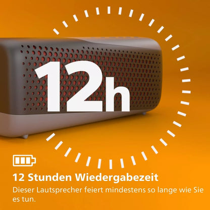 Philips TAS4807WT Tragbare Bluetooth-Lautsprecher IP67