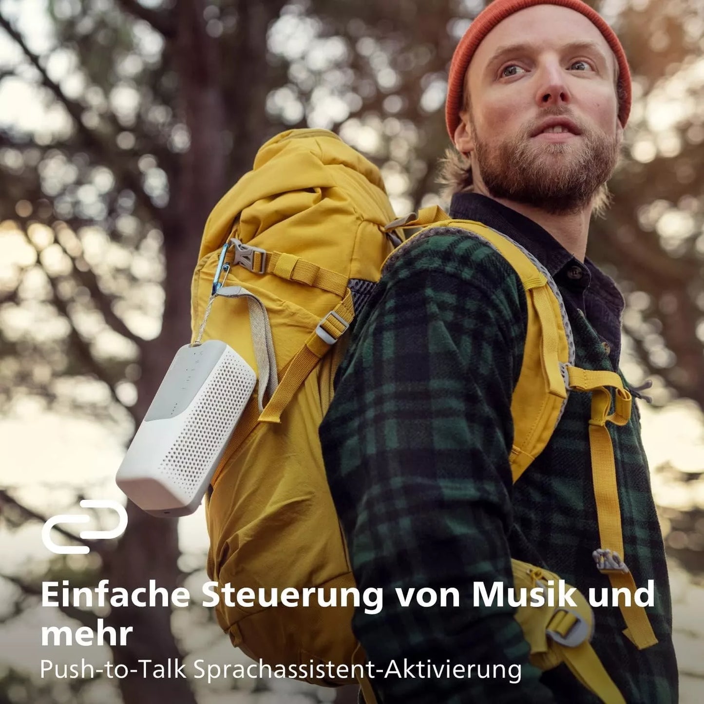 Philips TAS4807WT Tragbare Bluetooth-Lautsprecher IP67