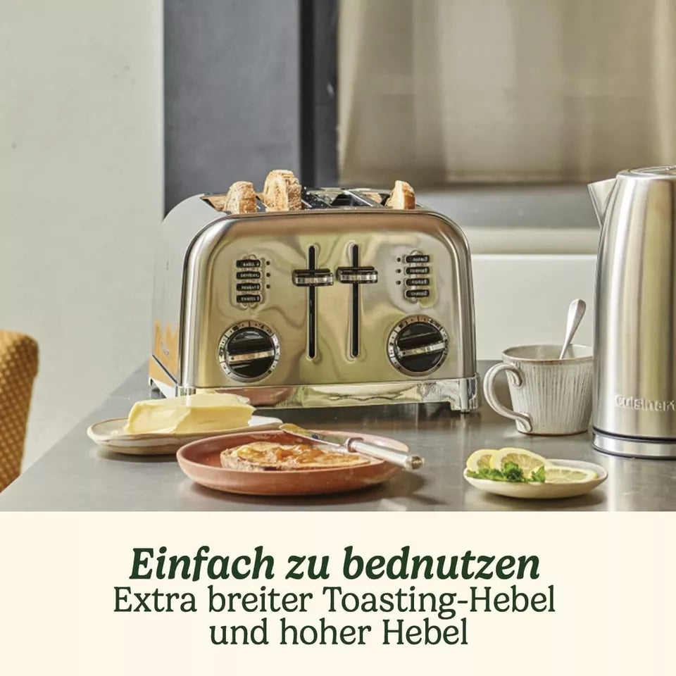 Cuisinart CPT180SE 4-Scheiben-Toaster 1800W Edelstahl