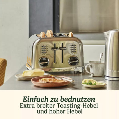 Cuisinart CPT180SE 4-Scheiben-Toaster 1800W Edelstahl