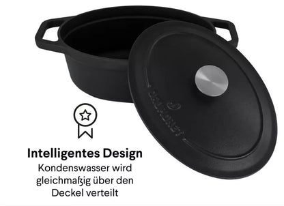 Chefarone Cast Iron Roasting Pan - 3 Liters - 30cm