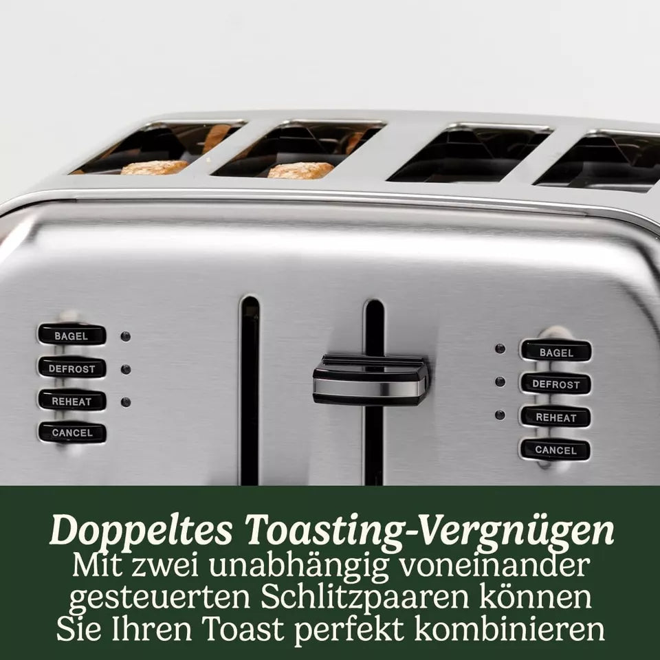 Cuisinart CPT180SE 4-Scheiben-Toaster 1800W Edelstahl