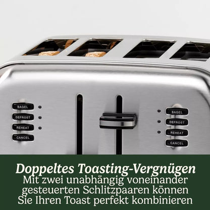 Cuisinart CPT180SE 4-Scheiben-Toaster 1800W Edelstahl